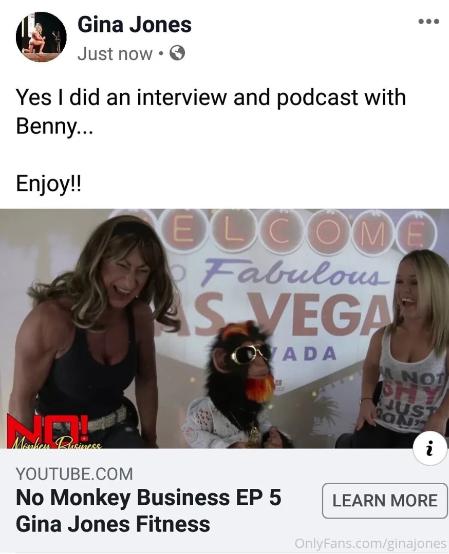 ginajones - Fun youtube interview i did a little back https m facebook com story 