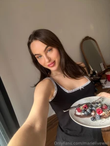 Breakfast in bed my morning fave is buckwheat pancakes i promise they