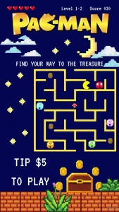 Pacman pursuit can you find your way to my naughty treasure it s just