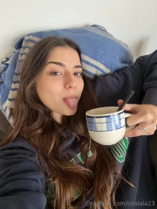 I never take the spoon out of my tea and yep my eye is always in