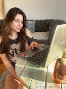 Don t believe my smile in the photo i was just stuck to the screen