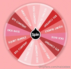 Valentines day spin the wheel 1 spin 15 2 spins 25 5 spins 50 part 1