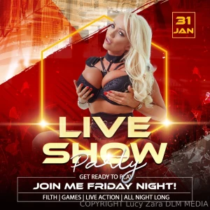 Tonight 930pm free live you it s going to be fun are u joining me