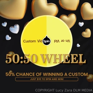 Spin my wheel 50 chance of winning a custom vid the odds are the best