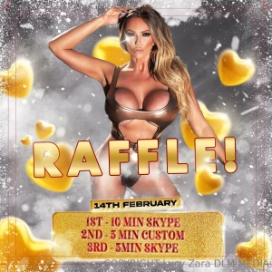 Its raffle time 1 ticket for 10 or improve your chances with 3 tickets