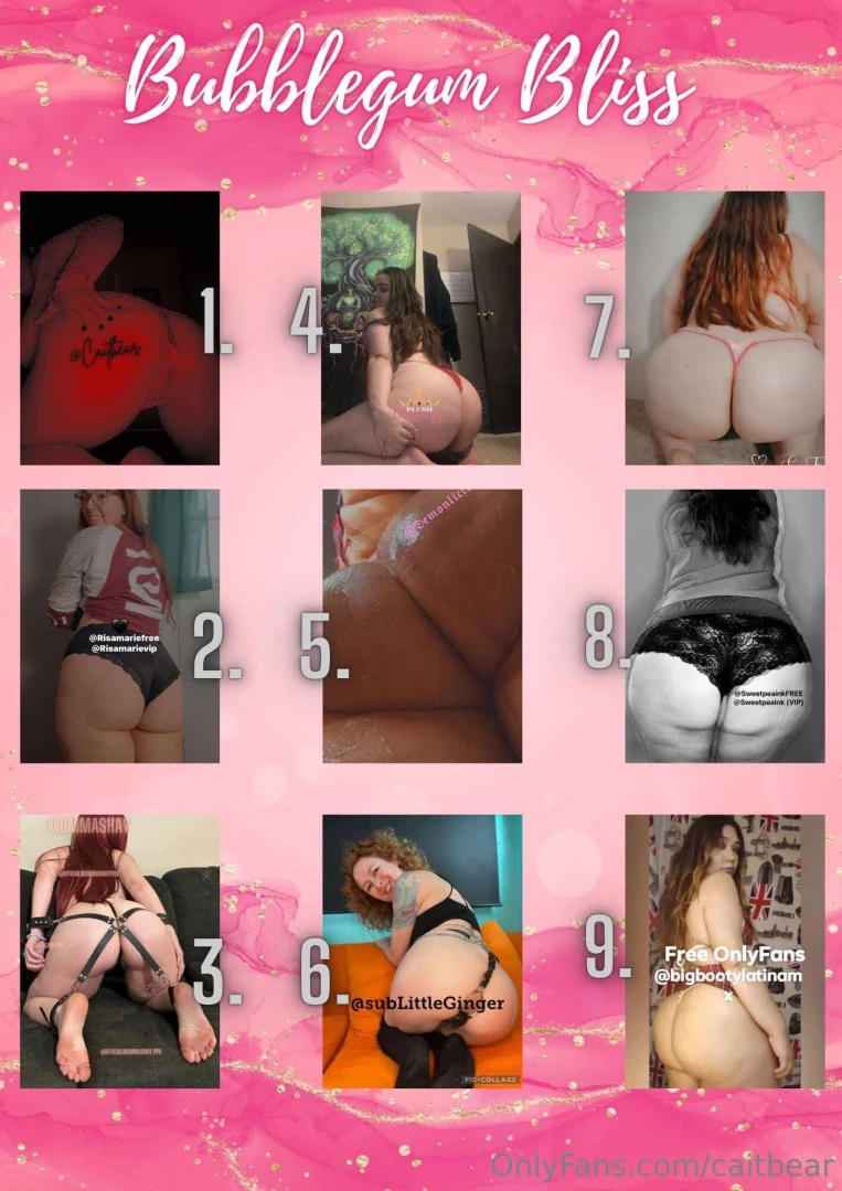 Cum check out these bootylicious babes 1 caitbear caitbearvip 2 thicc part 1 
