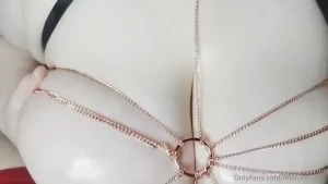 Chain bra titfuck bj bundle she gets to try out some of her awesome