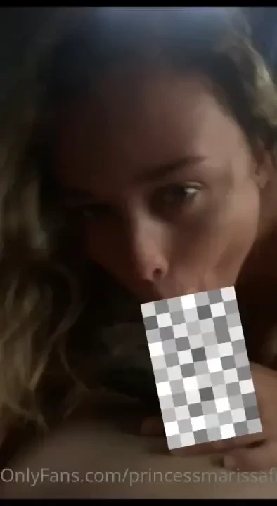 Watch me suck the cum right out of hubby s cock 