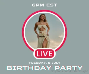 Birthday party alert my birthday is cumming up and i wanna celebrate