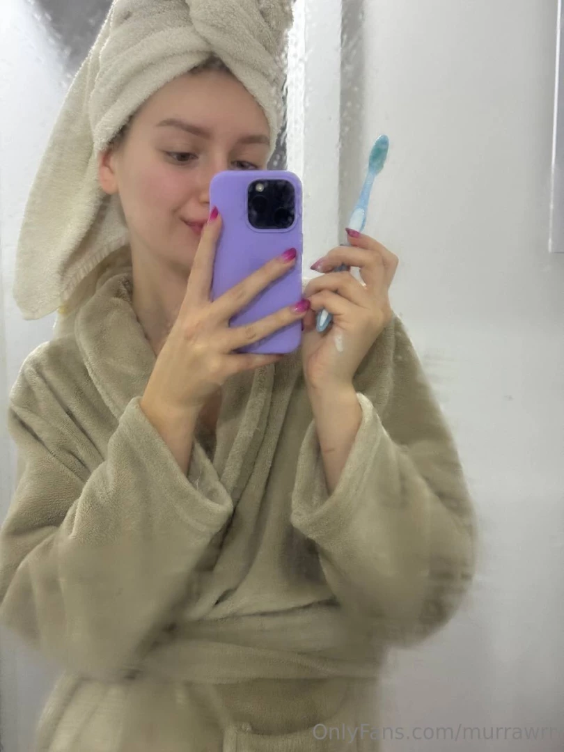 Mirror is wet so as me 