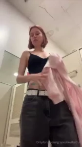 Trying on dresses at the mall they were all too short and didn t cover