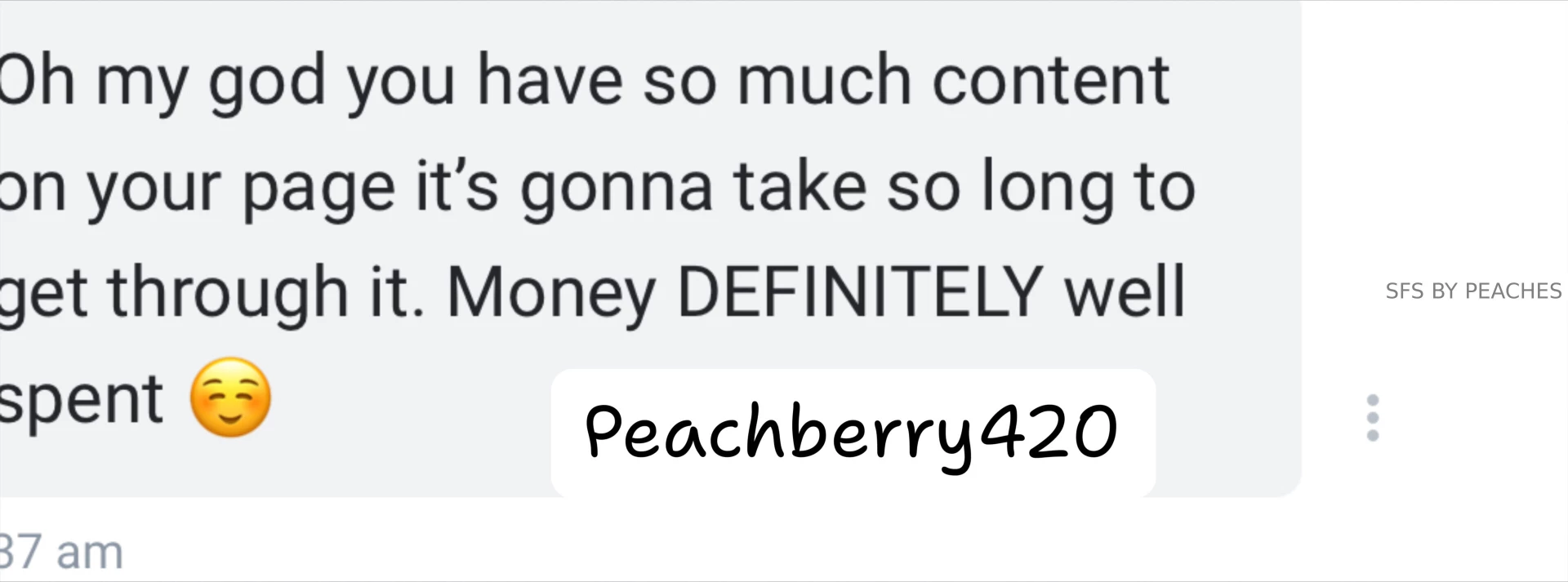 More proof i am very interactive i actually talk to my fans and have 