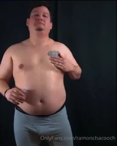 Check out this hot chubby dude with a chubby cock he is here for part 2
