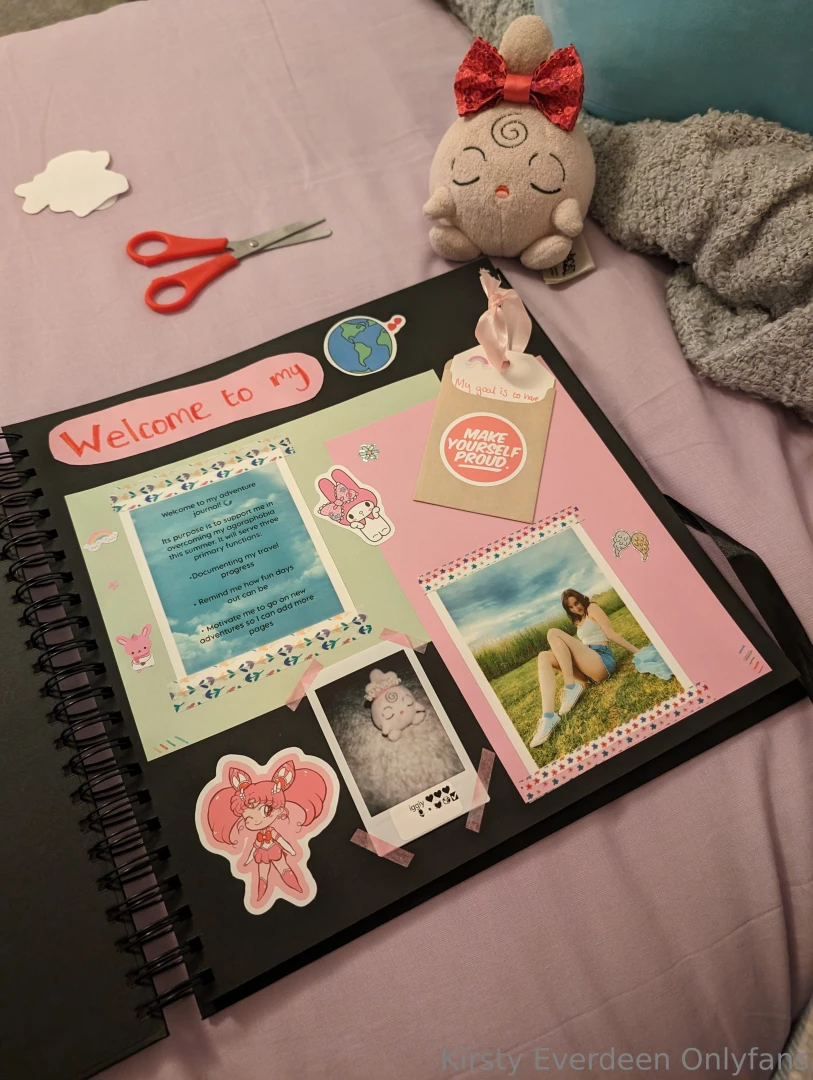 Hey everyone s w i p e i did the first page in my travel scrapbook part 2 