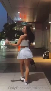 Don t mind me walking straight into your heart in a mini skirt