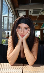 Pov trying to remain calm while waiting for the food to arrive