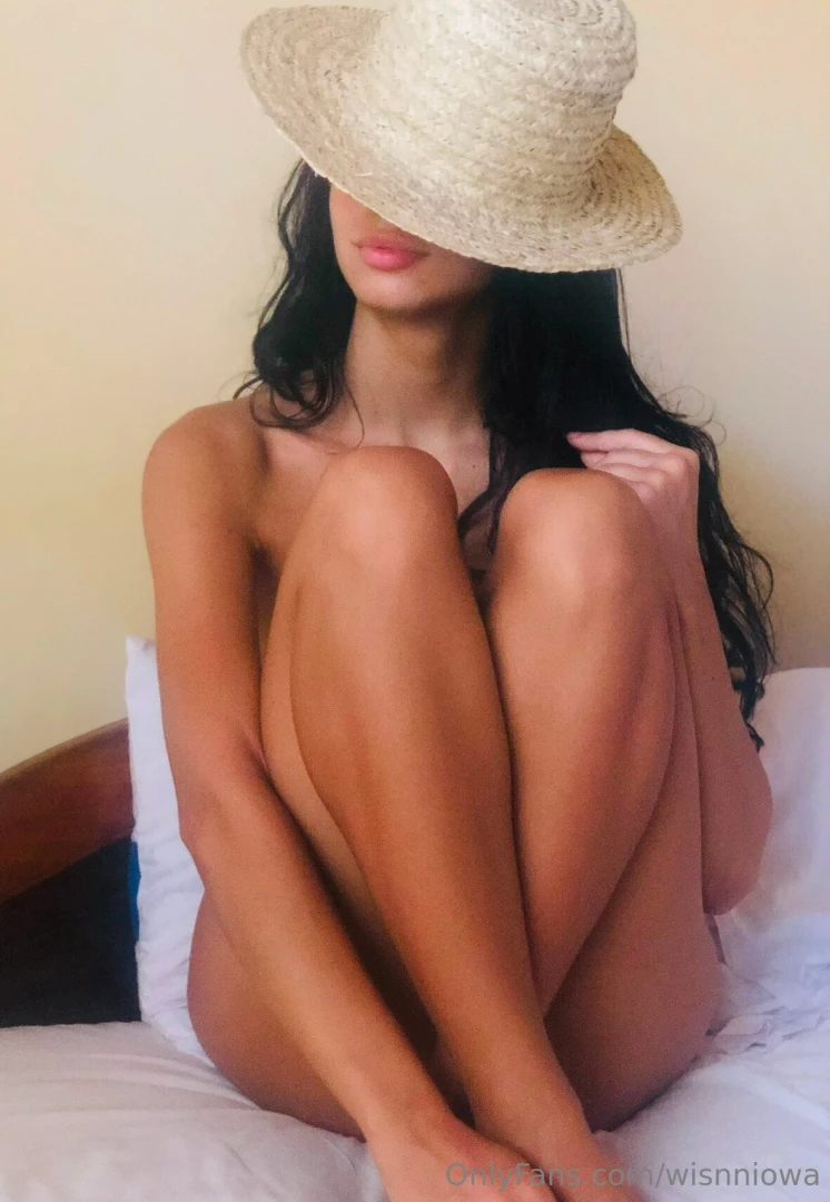 Outfit of the day a straw hat that s it 