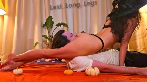 This witch turns men into toads with her magic legs
