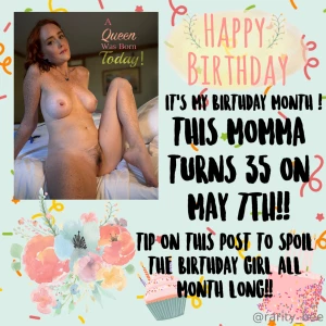 It s my birthday month cum celebrate with me on my no ppv page and