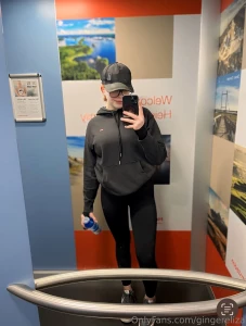 After the gym in a great mood