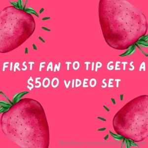 First fan to tip gets my naughtiest video set yet you ll need