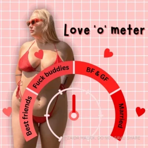 Let s test our love tip 5 and introduce yourself play the love o meter