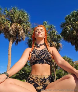 The sun feels so good on my skin today