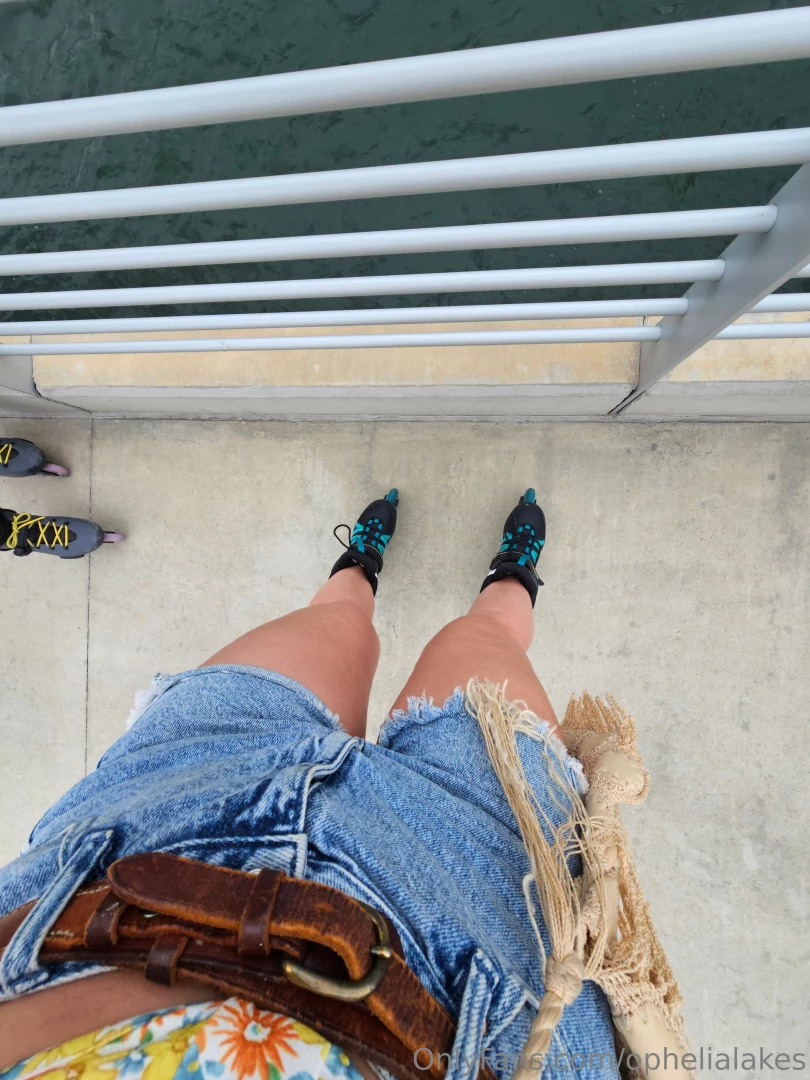 Roller blading today the breeze is perfect part 1 