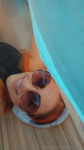 Enjoying a lazy tuesday in the hammock living for the sunshine and