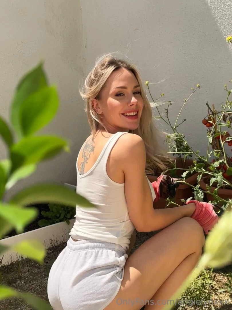 I have a small garden where i take care of my plants unity with nature 