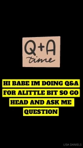 Ask me any questions in the dms
