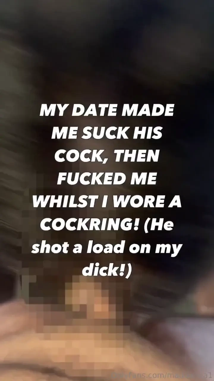 My tinder date came on my cock i was so horny wearing my cockring and 