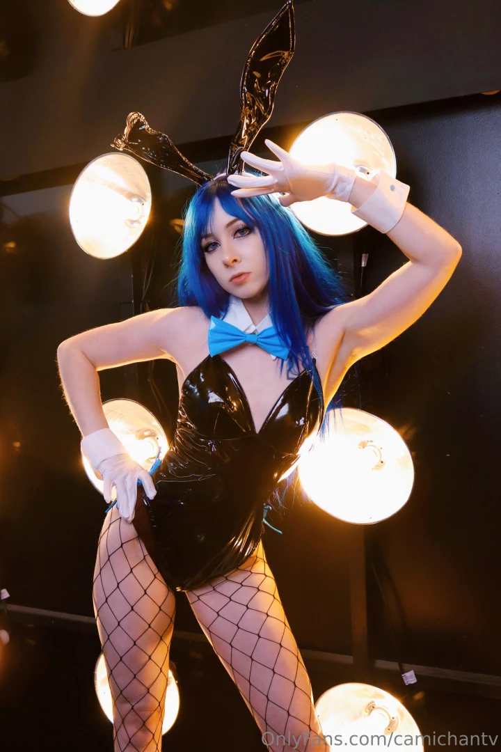 Do you like my fishnets and bunny girl outfit 