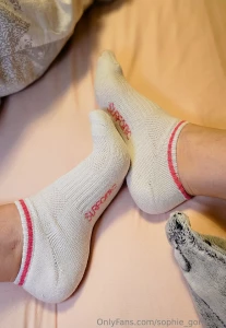 Happy fetish friday do you like feet in no-show socks part 1