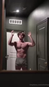 Flexing in my new hallway