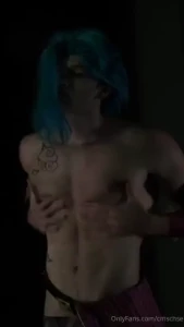 Jinx gender-bend flexing booty pecs nipples
