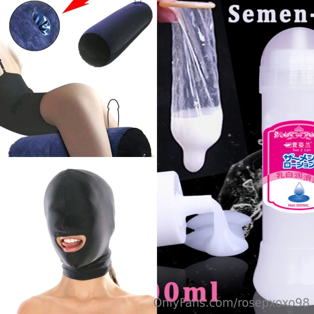 New videos fundraiser - inflatable sex pillow - blowjob mask - 