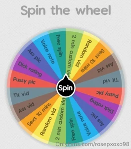 Spin the wheel all day it s been a while spin the wheel for these