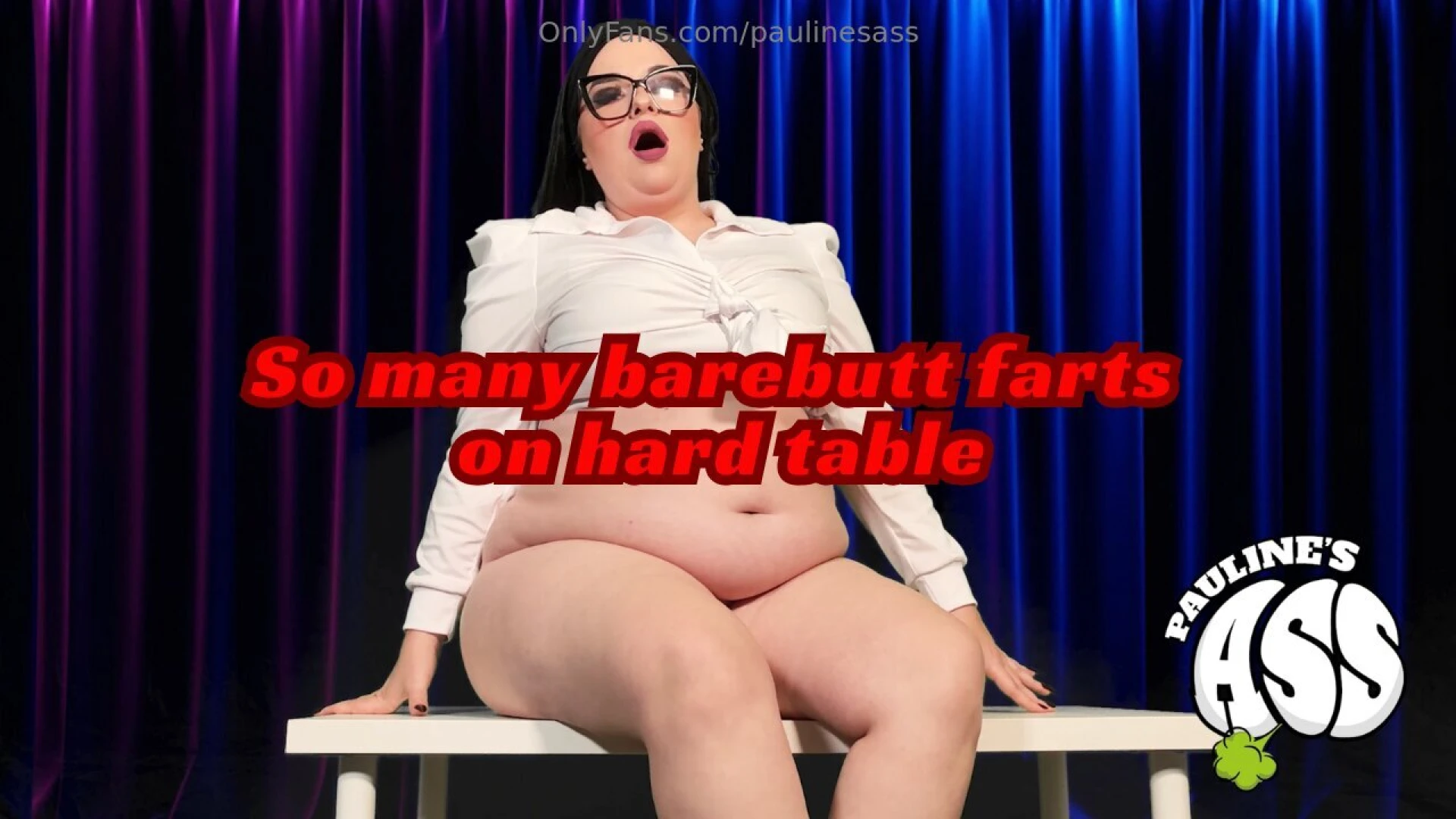 Many barebutt farts on hard table which one is your fave 