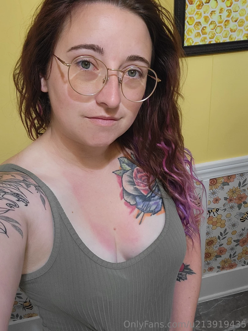 Ignore my tired eyes it s early but i missed a spot with my sunscreen 