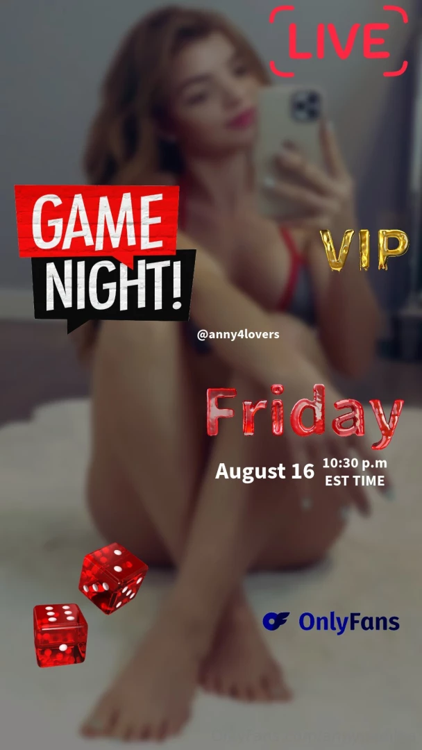 Anny4lovers live schedule ready to have some fun i ll be waiting on 