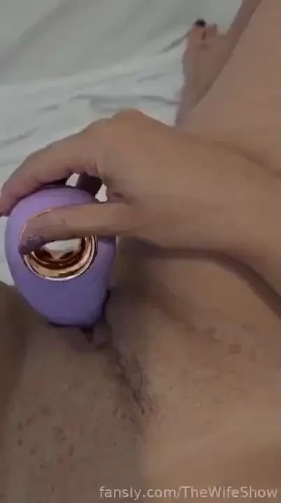 Watch and listen to me cum with my new toy 
