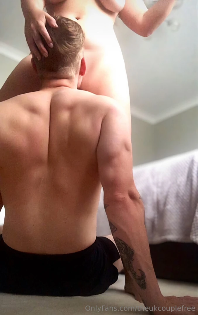 On the floor eating my pussy like a good boy part 1 