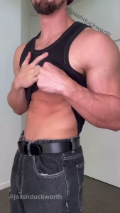 Cowboy strip tease flex amp cock nbsp trailer starting in a black tank