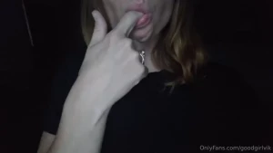 Finger fucking in the hotel room had to taste it