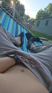 Let s fuck on this hammock could be dangerous