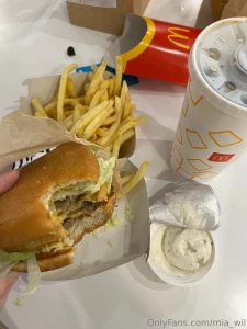 Sometimes i give myself a head start and run for unhealthy food