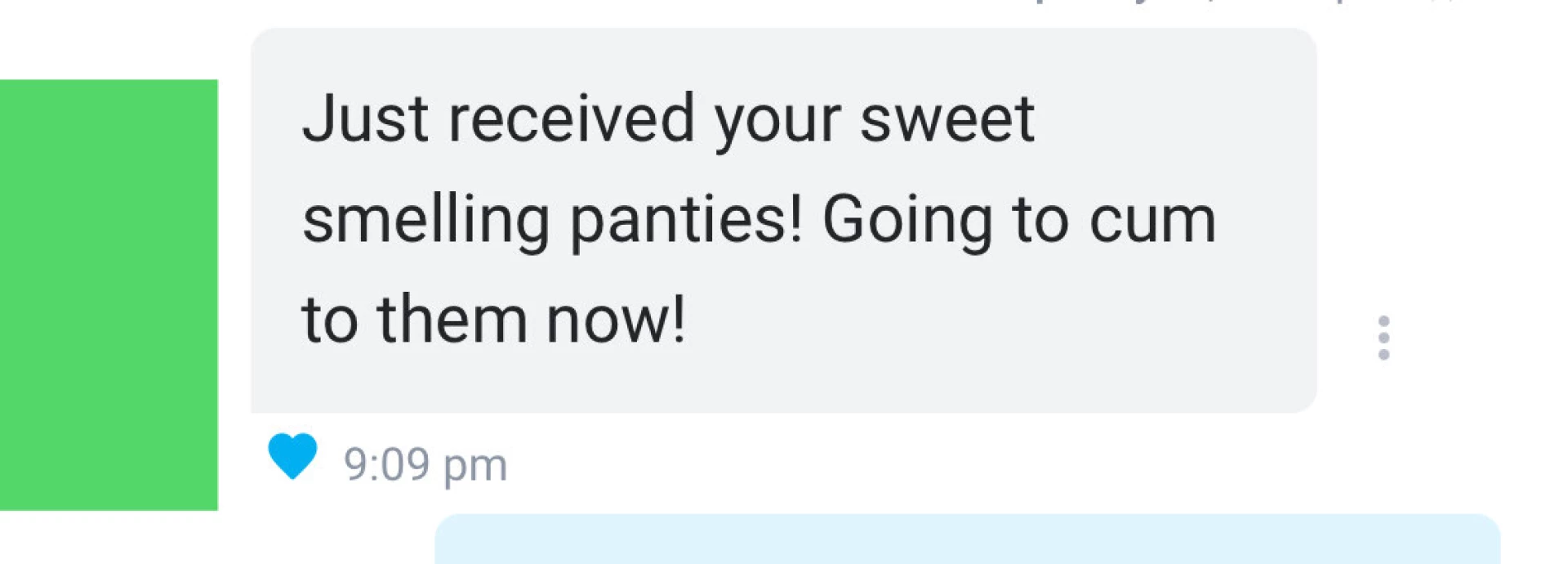 Order a pair of my panties so you can sniff my sweet pussy dm for 