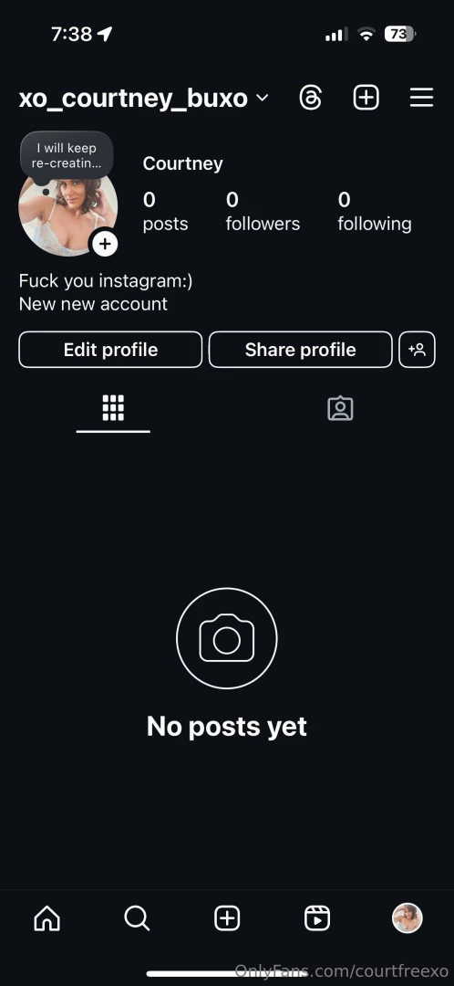 I had to create a new instagram account with exact same information 