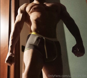G r ay man trying out my gray mesh underwear while doing some poses part 4